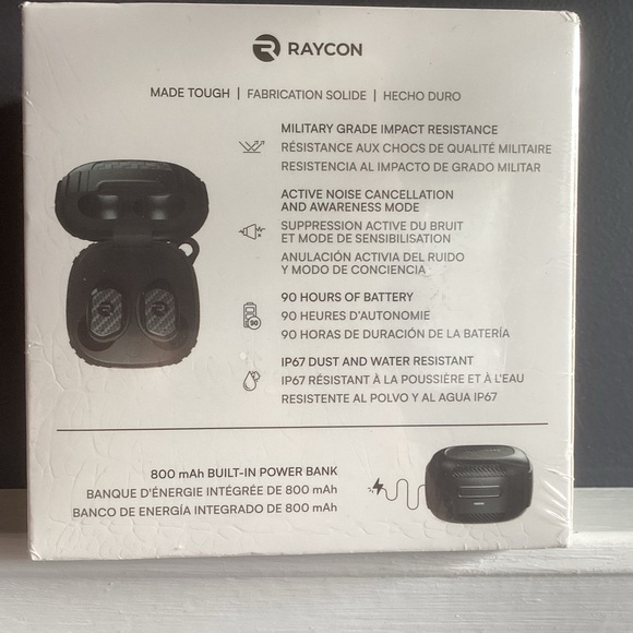 Raycon Impact In-Ear Noise Cancelling True Wireless Earbuds - Carbon Fiber Black - Picture 2 of 4